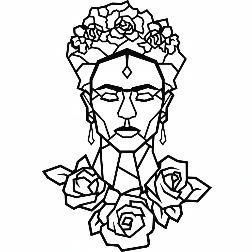 Aplique de pared Frida Kalho