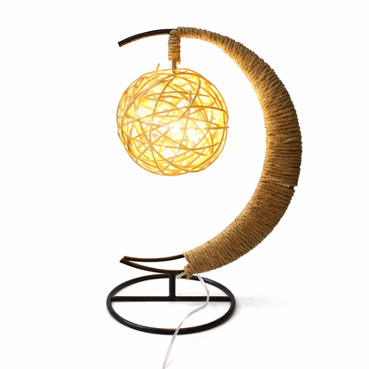 Lámpara Artesanal de mesa Media Luna