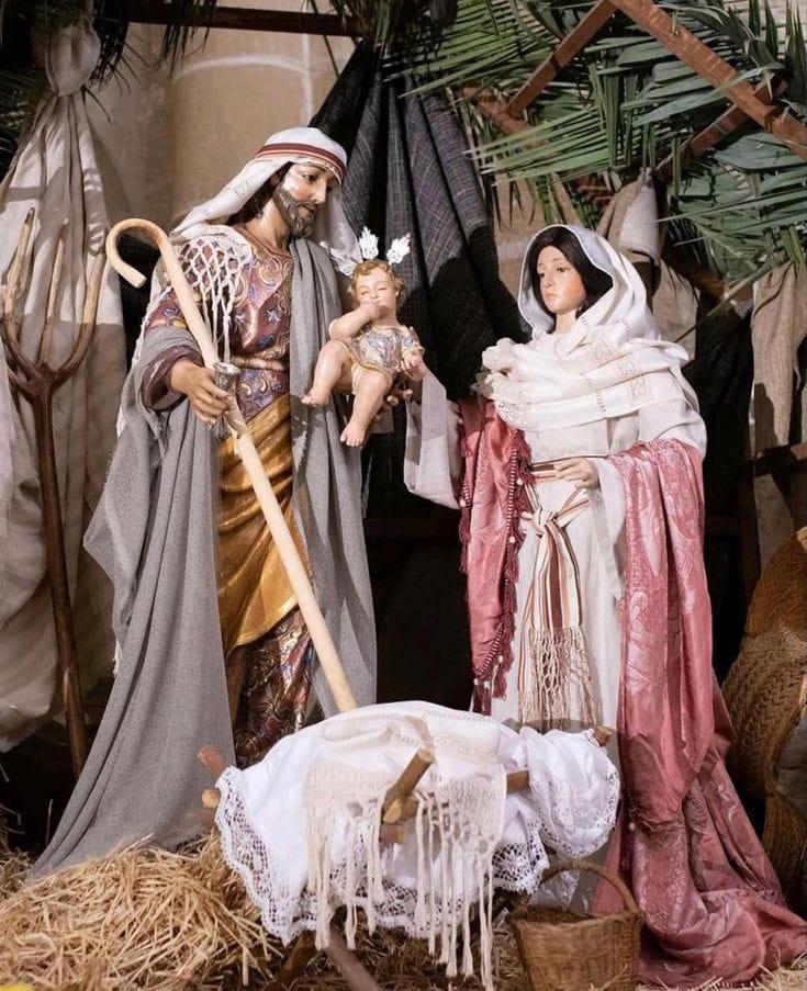 Pesebre Navideño Jesus, Maria y Jose – Blue_art
